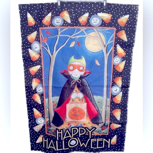 2005 Hamilton Yard Banner for Halloween VTG 28x39 Holiday Flag - Picture 1 of 7
